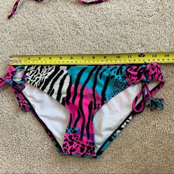 ISLAND soul leopard cheetah animal print bikini S - Picture 5 of 6